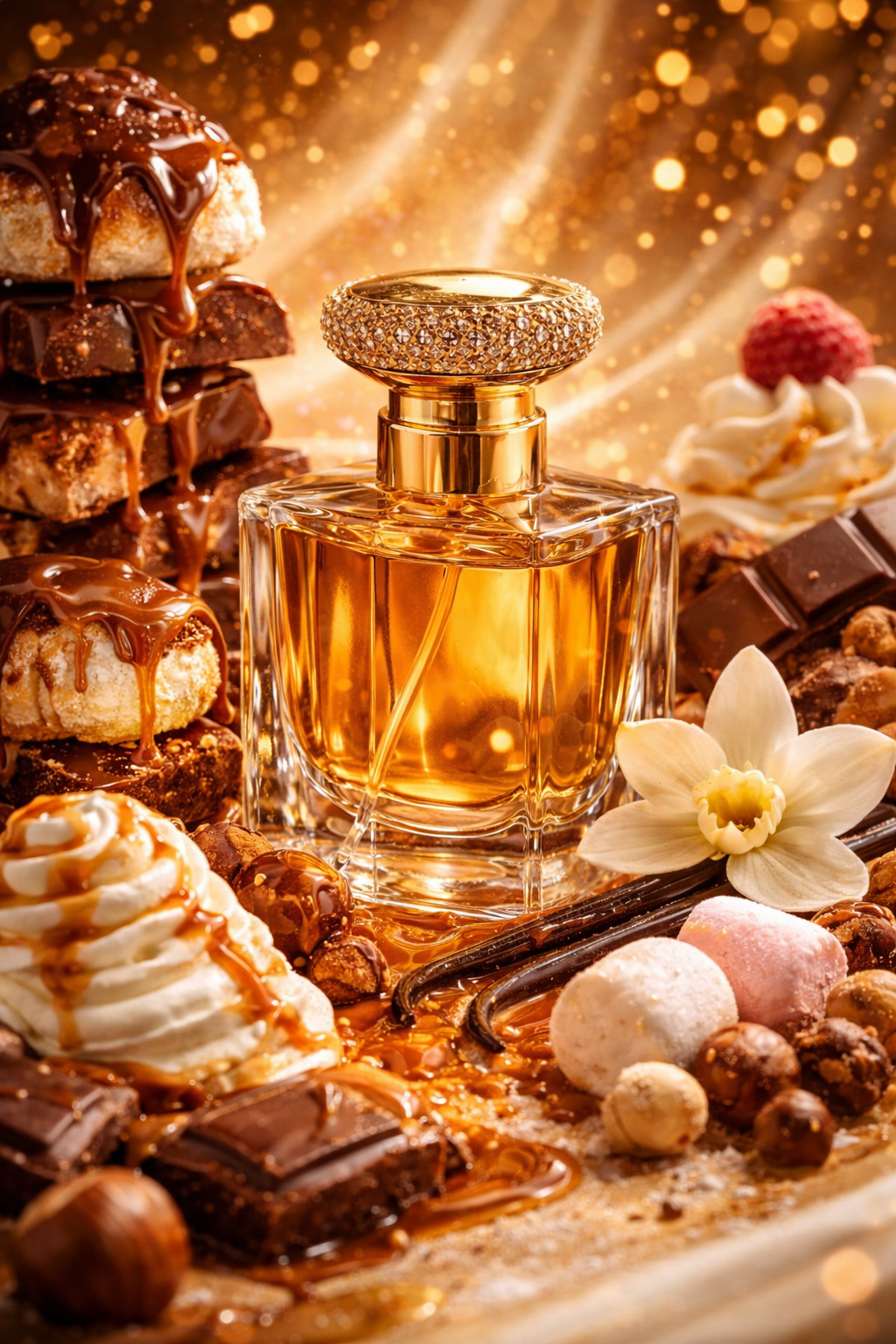 parfum oriental gourmand luxe dubai notes chocolat vanille marshmallow ayaminur
