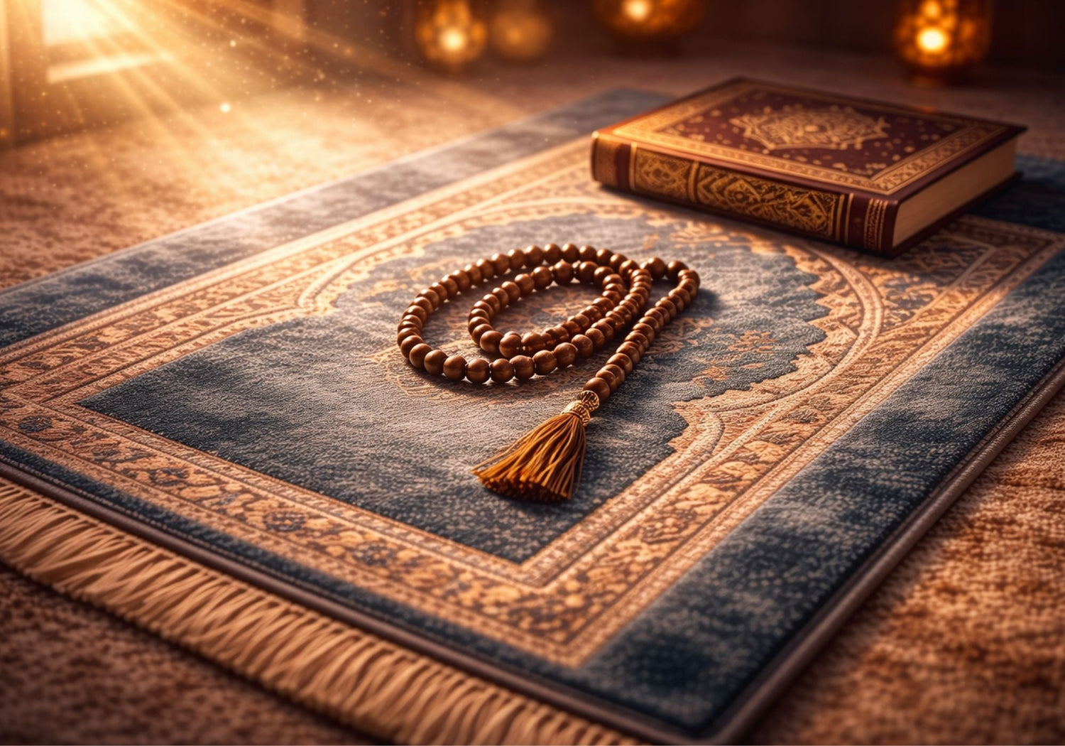 tapis de prière musulman confortable pour la salat tapis islam ayaminur