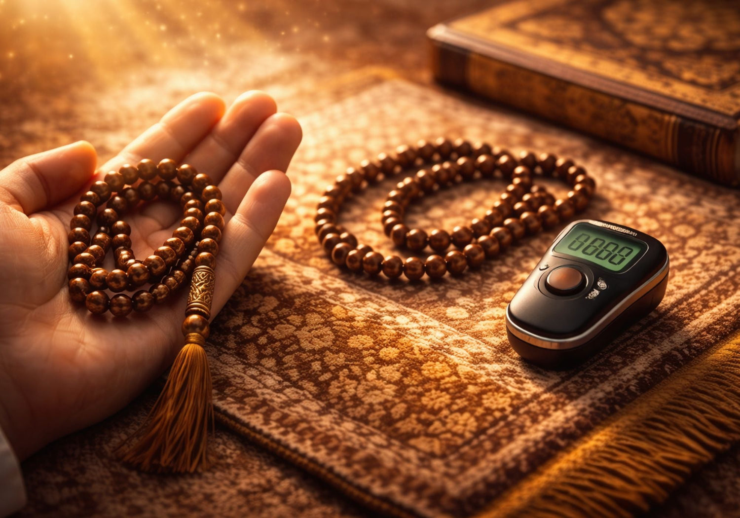 tasbih musulman pour dhikr perles de prière islam et tasbih compteur électronique accessoires spirituels Ayaminur