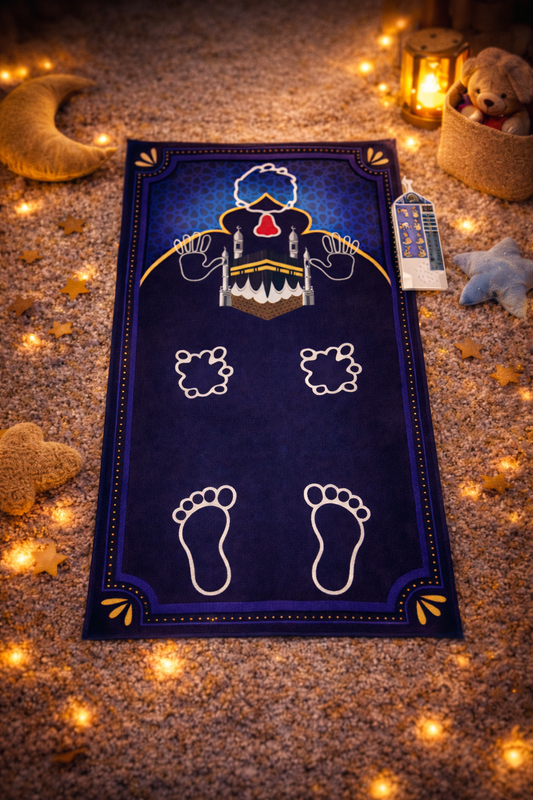tapis de prière enfant avec détection des positions et voix du Cheikh Al Afasy