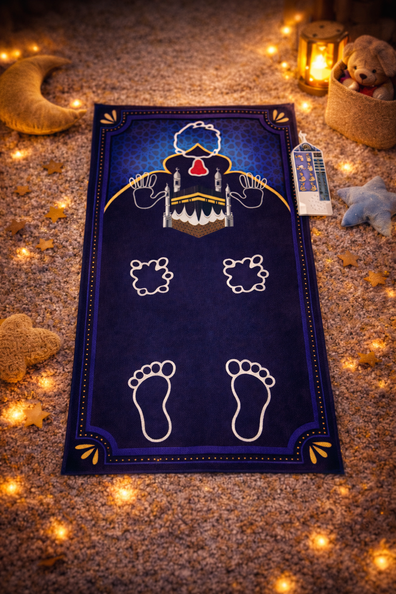 tapis de prière enfant avec détection des positions et voix du Cheikh Al Afasy
